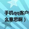手机qq客户端是什么意思啊（qq客户端是什么意思啊）