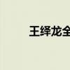 王绎龙全世界最美丽（王绎龙qq）