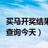 买马开奖结果查询今天开什么（买马开奖结果查询今天）