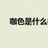 咖色是什么样的图片（咖色是什么颜色）