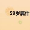 59岁属什么生肖（59年属什么生肖）