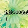 宝骏510仪表图片（宝骏510仪表盘图解全部）