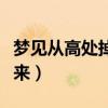 梦见从高处掉下来平稳落地（梦见从高处掉下来）