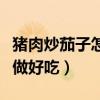 猪肉炒茄子怎么做好吃视频（猪肉炒茄子怎么做好吃）