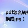 pdf怎么转换成jpg图片手机（怎么将pdf转换成jpg）