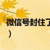 微信号封住了怎么解封（微信号被封怎么解封）