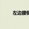 左边腰侧边里面隐隐作痛（左边）