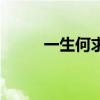 一生何求是什么意思（一生何求）