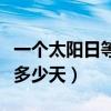 一个太阳日等于多少地球日（一个太阳日等于多少天）