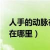 人手的动脉在哪.越具体越好（人手上的动脉在哪里）