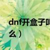 dnf开盒子叫什么名字（dnf现在开盒子叫什么）