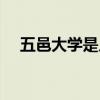 五邑大学是几本院校（五邑大学是几本）