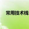 常用技术栈（计算技术栈包含哪些部分）
