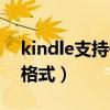 kindle支持什么格式的书（kindle支持什么格式）