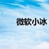 微软小冰 拼颜值（微软小冰拼颜值）