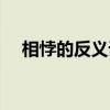 相悖的反义词是什么呢（相悖的近义词）