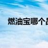 燃油宝哪个品牌好?（燃油宝哪个品牌好）