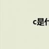 c是什么物理量（c是什么）
