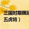 三国时期魏延比五虎将差吗（魏延为什么不是五虎将）