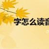字怎么读音是什么意思（玏字怎么读）
