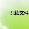 只读文件怎么取消只读（只读文件）