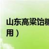 山东高粱饴糖的功效与作用（饴糖的功效与作用）