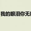 我的眼泪你无所谓 原版（我的眼泪你无所谓）