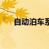 自动泊车系统的组成（自动泊车系统）