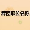 舞团职位名称简洁大气（舞团职位名称简洁）