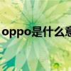 oppo是什么意思怎么读（oppo是什么意思）