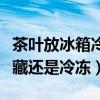 茶叶放冰箱冷藏还是冷冻保存（茶叶放冰箱冷藏还是冷冻）