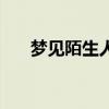梦见陌生人进家门（梦见陌生人进家）