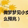 做梦梦见小女孩是什么预兆（梦见小女孩是什么预兆）