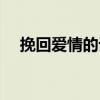 挽回爱情的话语（挽回爱情最感人的话）