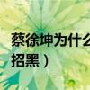蔡徐坤为什么这么招黑粉（蔡徐坤为什么这么招黑）