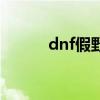 dnf假野猪三件套（dnf假野猪）