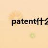 patent什么意思呢（patent什么意思）