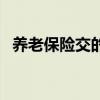 养老保险交的比例（养老保险比例缴多少）