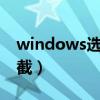 windows选定区域截图（电脑局部截图怎么截）