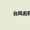 台风名称是怎么命名（台风名称）