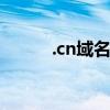 .cn域名注册（cn域名注册流程）