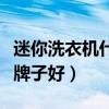 迷你洗衣机什么牌子好一点（迷你洗衣机什么牌子好）