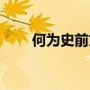 何为史前文化（史前文化期有哪些）
