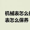 机械表怎么保养自己在家可以保养吗?（机械表怎么保养）