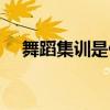 舞蹈集训是什么意思（集训是什么意思）