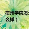 宿州学院怎么样 宿州学院排名（宿州学院怎么样）