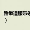 跆拳道腰带等级一级到十级（跆拳道腰带等级）