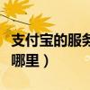 支付宝的服务大厅在哪里（支付宝服务大厅在哪里）