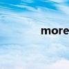 more怎么读（wear怎么读）