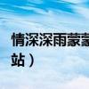 情深深雨蒙蒙歌曲离别的车站（歌曲离别的车站）